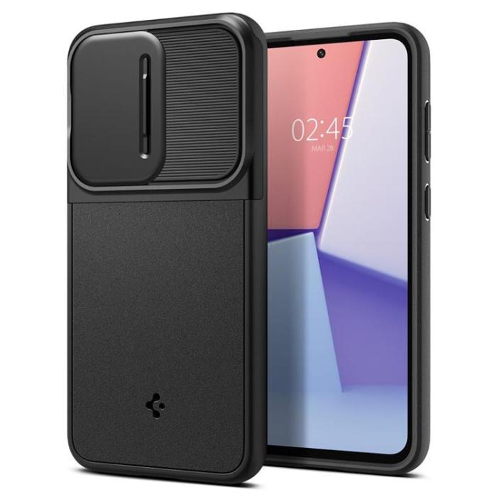 UTGATT - Spigen Galaxy S23 FE Mobilskal Optik Armor - Svart