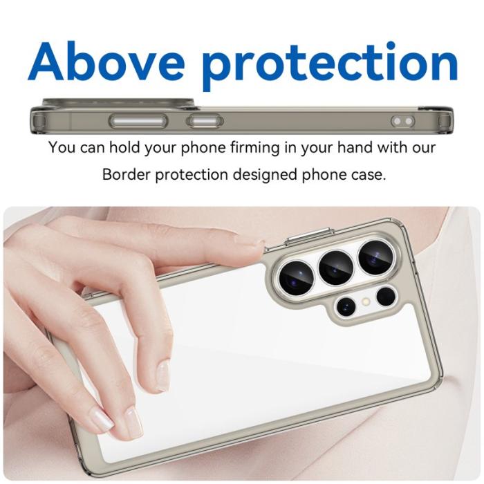 OEM - Mobilskal till Samsung Galaxy S26 Ultra TPU + Akryl Skydd - Transparent Grå