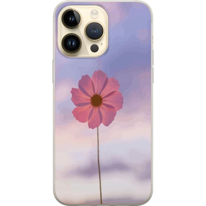 iSecrets - Mobilskal till Apple iPhone 15 Pro Max med Rosa blomma