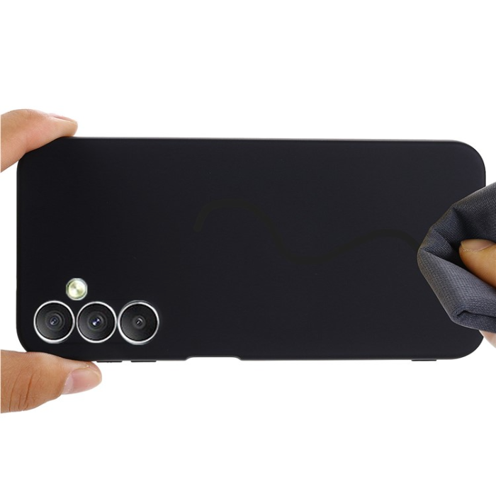 OEM - Galaxy A24 4G Mobilskal Liquid Silicone - Svart