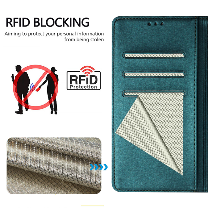 A-One Brand - Nothing Phone (3a) Plånboksfodral Imprinted Honeycomb RFID