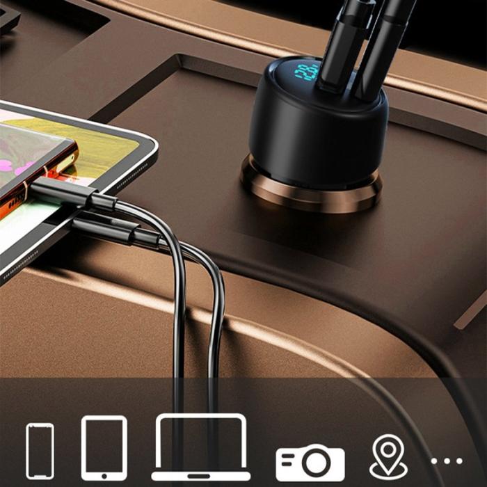 OEM - LOHEE S-31 Biladapter PD 87W Snabbladdning Cigarette Lighter Adapter