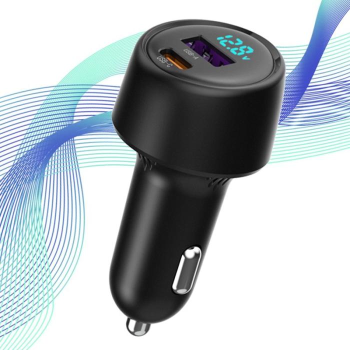 OEM - LOHEE S-31 Biladapter PD 87W Snabbladdning Cigarette Lighter Adapter