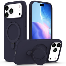 A-One Brand - iPhone 17 Pro Max Mobiskal MagSafe Kickstand PC+Silikon - Blå