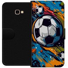iSecrets - Pl&aring;nboksfodral till Samsung Galaxy J4+ med Fotbollar