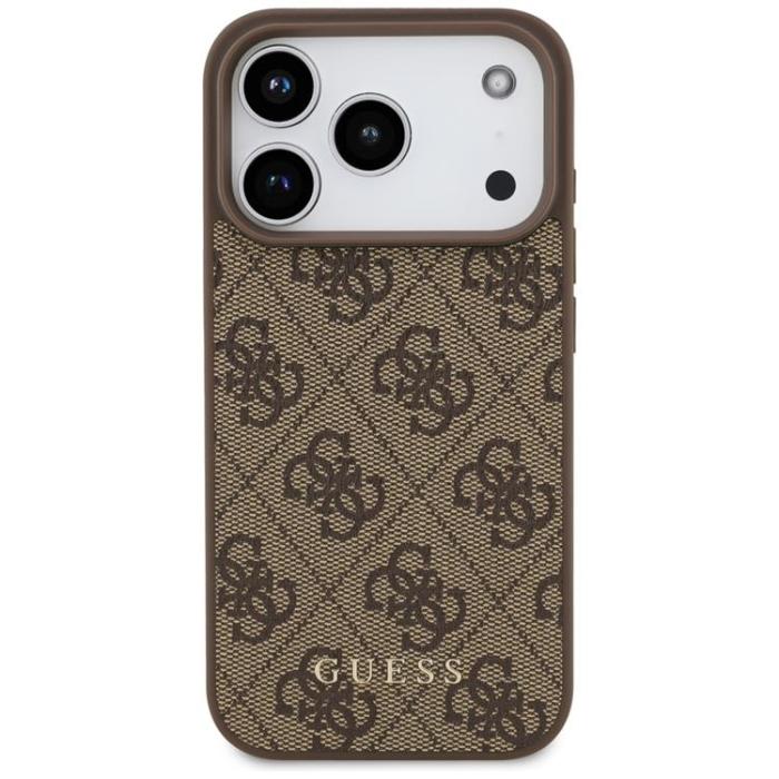 Guess - Guess iPhone 17 Pro Mobilskal 4G Classic - Brun