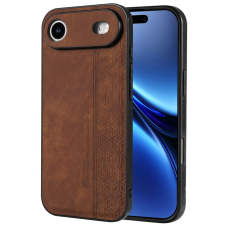 AZNS - AZNS iPhone Air Mobilskal PU-Läder TPU - Brun