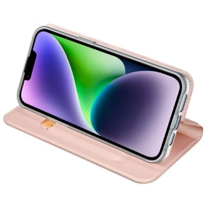 Dux Ducis - Dux Ducis iPhone 15 Plus Plånboksfodral Skin Pro - Rosa