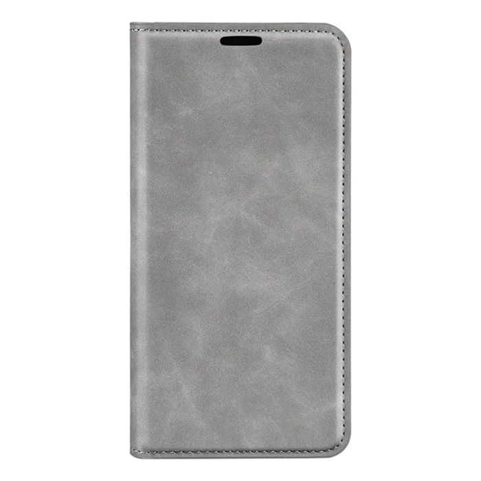 A-One Brand - iPhone 17 Pro Max Plånboksfodral Skin Touch - Grå