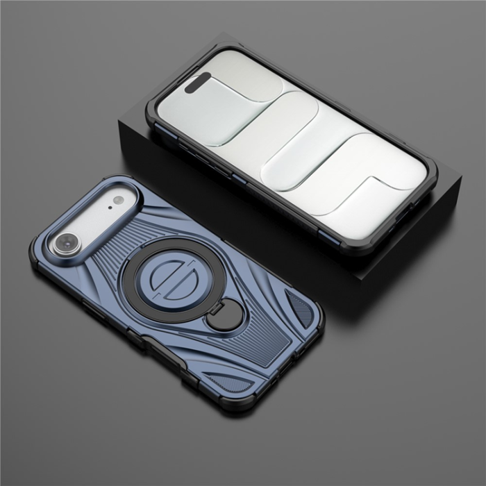 A-One Brand - iPhone Air Mobilskal MagSafe Magnetic Kickstand - Mörkblå