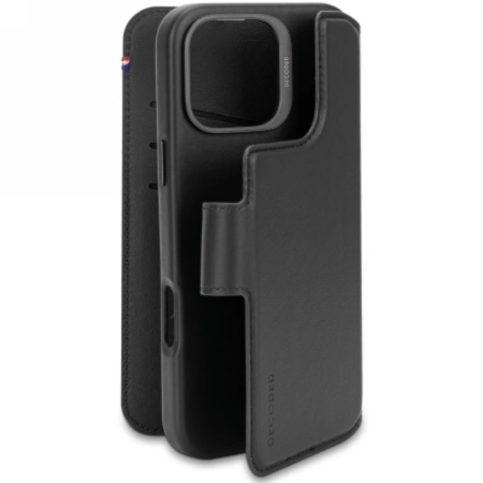 Decoded - Decoded iPhone 16 Pro Max Plånboksfodral MagSafe Detachable - Svart