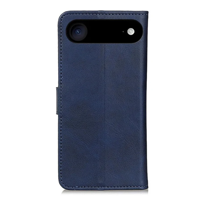 A-One Brand - iPhone 17 Air Plånboksfodral Cowhide Texture - Blå