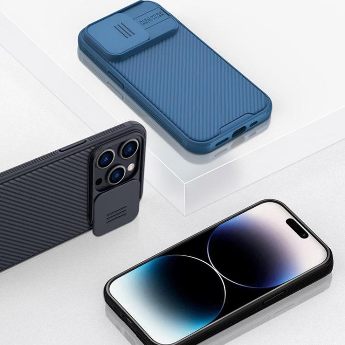 Nillkin - Nillkin iPhone 14 Pro Max Skal CamShield Pro Magnetic - Blå