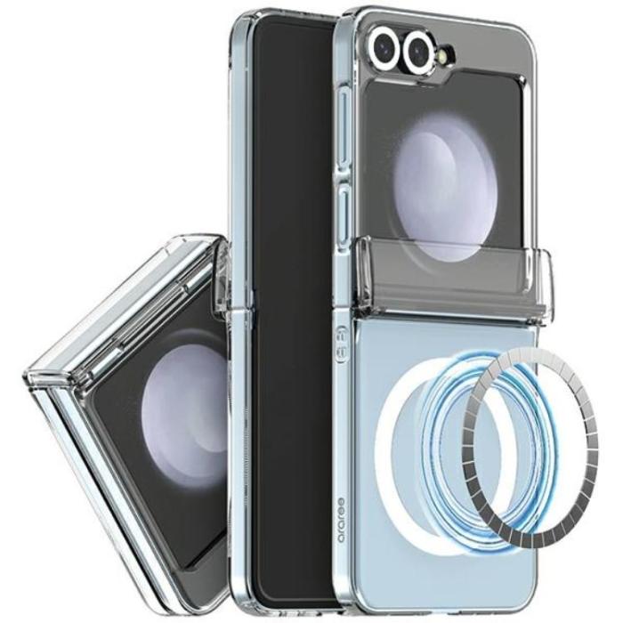 Araree - Araree Galaxy Z Flip 6 Mobilskal MagSafe Nukin - Clear