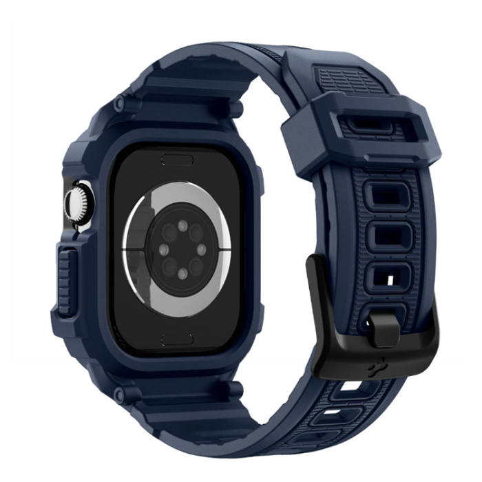 Spigen - Spigen Apple Watch 42mm Series 10 Skal Rugged Armor Pro - Marinblå