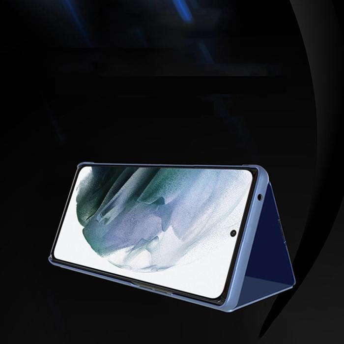 OEM - Galaxy S22 Plus Mobilfodral Clear View - Rosa