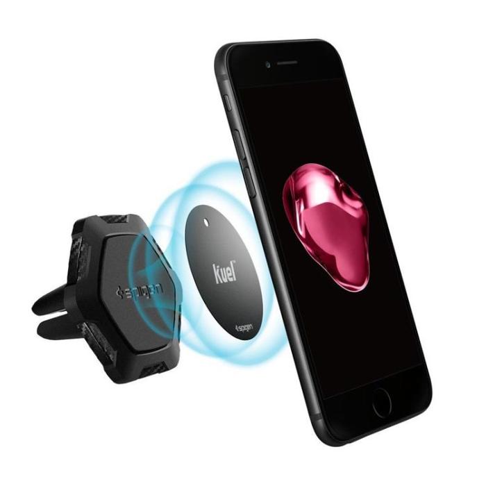 Spigen - Spigen Magnetisk Mobilhållare Luftventil QS 11 - Svart