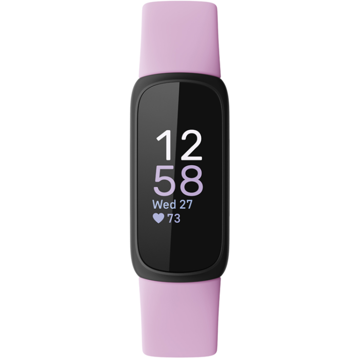 Fitbit - FITBIT Inspire 3, Black/Lilac Bliss