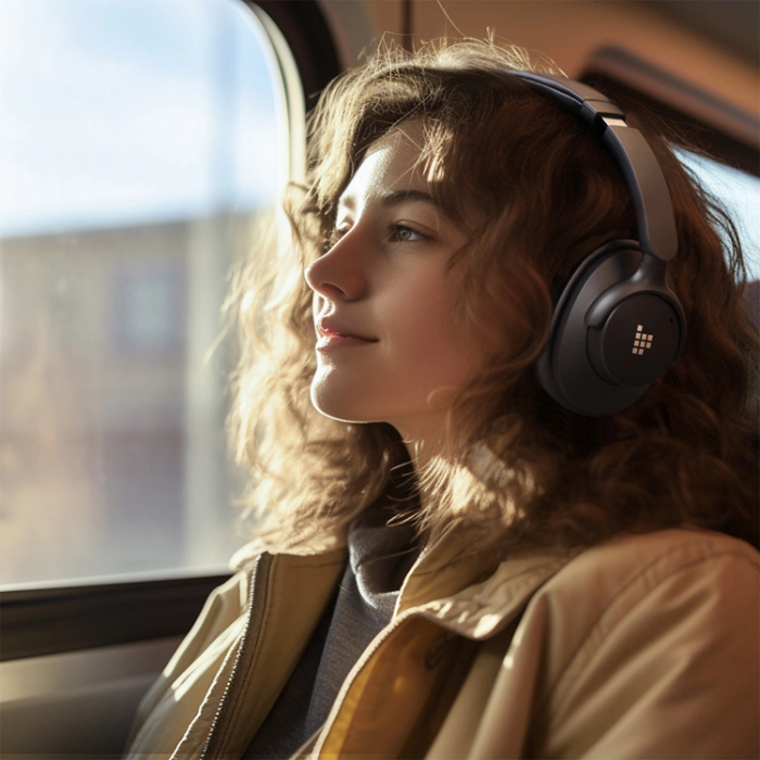 Tronsmart - Tronsmart Over-Ear Trådlösa Hörlurar Hybrid ANC SOUNFII Q20S - Svart