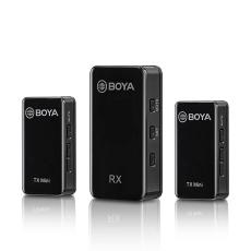 BOYA - BOYA Tr&aring;dl&ouml;s mikrofon x2 BY-XM6-S2 Mini 3,5mm
