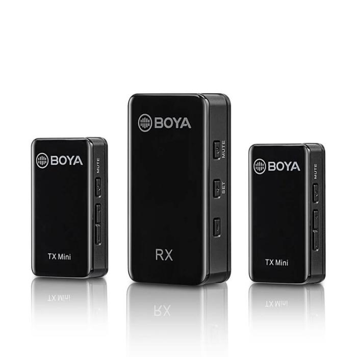 BOYA - BOYA Trådlös mikrofon x2 BY-XM6-S2 Mini 3,5mm