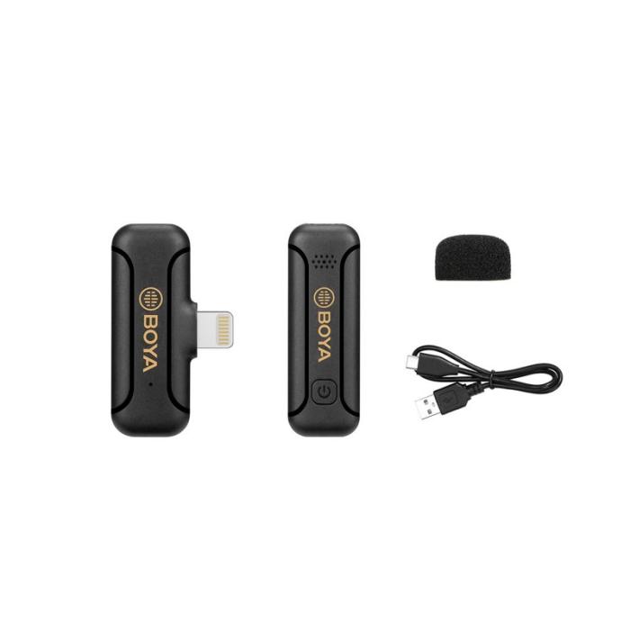 BOYA - BOYA Trådlöst Mikrofonsystem x1 BY-WM3 För Lightning