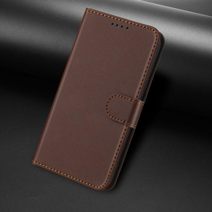 OEM - Plånboksfodral för Samsung Galaxy S26 Plus Konstläder Ställ - Brun