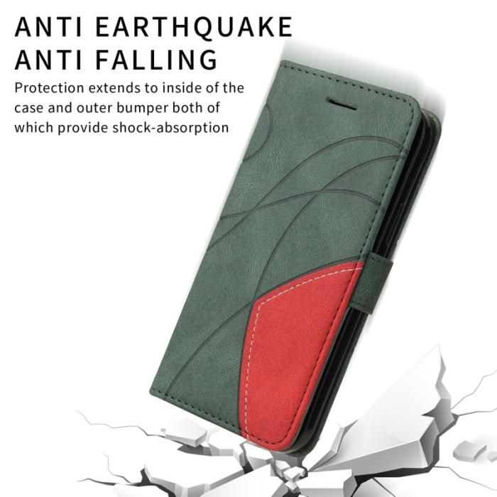 OEM - Plånboksfodral för Samsung Galaxy S26 Plus Konstläder Ställ - Grön