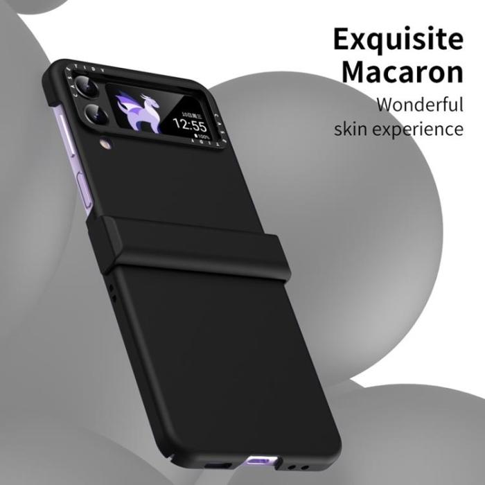 A-One Brand - Galaxy Z Flip 4 Skal Lens Hinge Folding - Svart