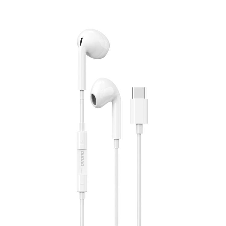Dudao In-Ear Hörlurar med USB Typ-C Kontakt - Vit | 505771 | AlltMobil