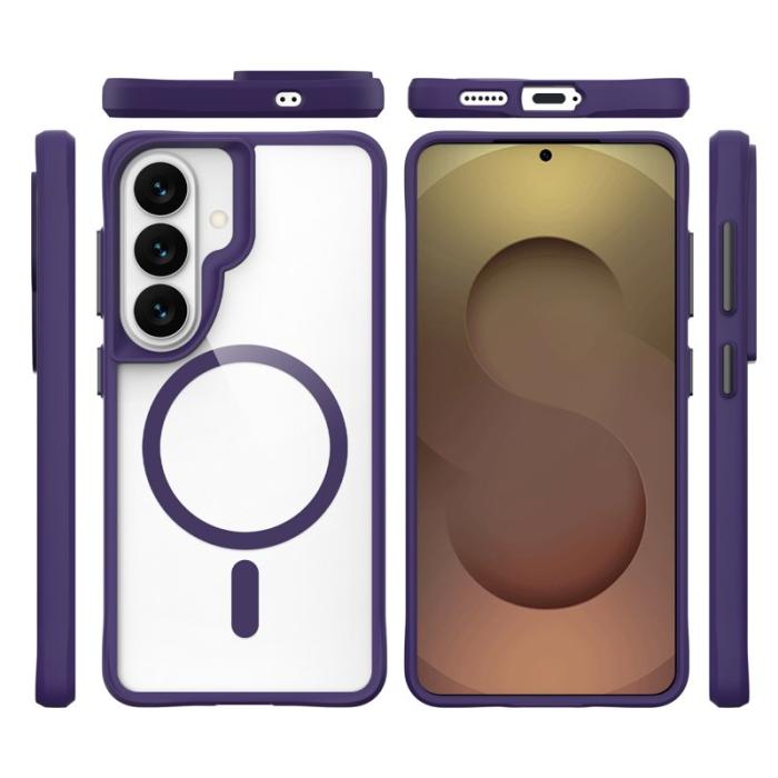 OEM - Mobilskal för Samsung Galaxy S26 Magnetiskt PC + TPU Stöttålig - Lila