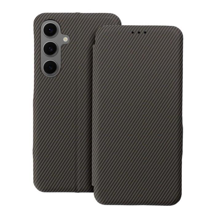 OEM - Galaxy A26 5G Plånboksfodal Slide Magnet - Brun