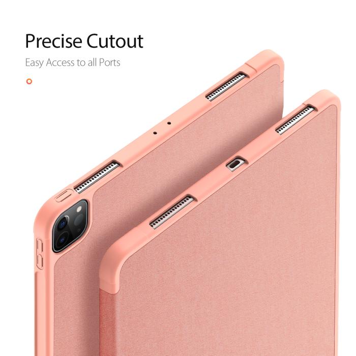 OEM - Dux Ducis Domo Tri-Fold Fodral till Apple Ipad Pro 11 (2020) - Rosa