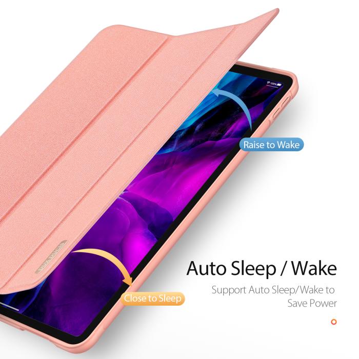 OEM - Dux Ducis Domo Tri-Fold Fodral till Apple Ipad Pro 11 (2020) - Rosa