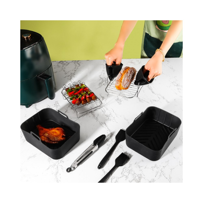 OEM - [9-pack] Silikonform för Tårtfat, Grillgaller kit för Ninja Air Fryer AF180