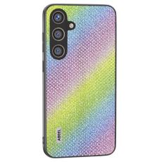 ABEEL - ABEEL Samsung Galaxy S24+ Fodral Skyddande Konstl&auml;der Flerf&auml;rgad