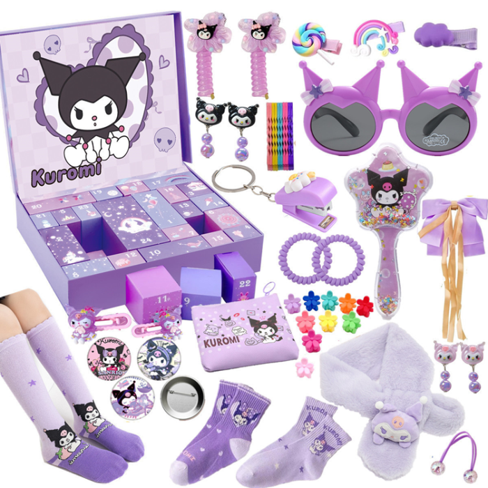 Adventskalender - Kuromi Adventskalender 2025 – 24 överraskningar för Sanrio-fans