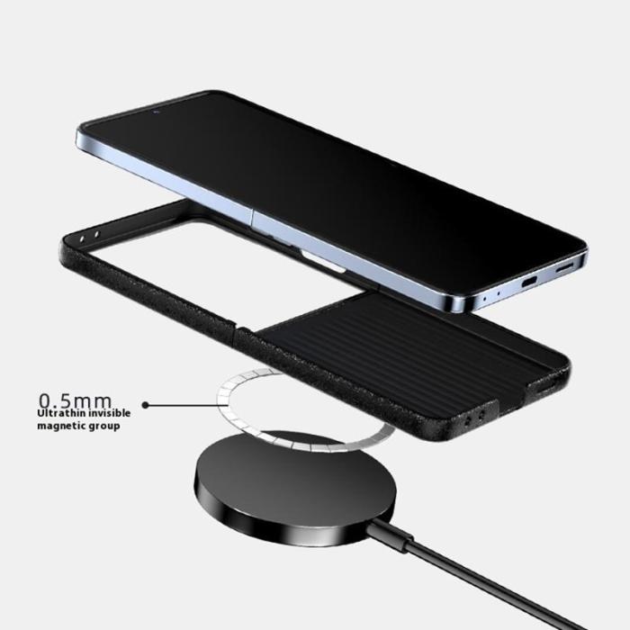 ABEEL - ABEEL Mobilskal till Samsung Galaxy Z Flip7 5G MagSafe Kompatibel Svart