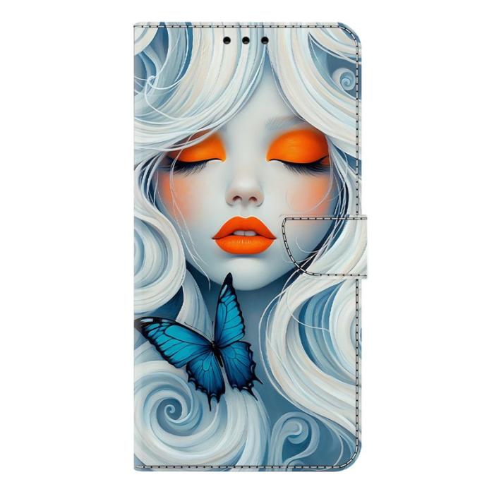 OEM - Samsung Galaxy S26 Plånboksfodral Flip Konstläder Mönstertryck - Snö Kvinna