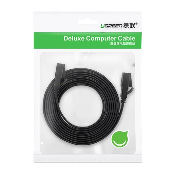 Ugreen - Ugreen Ethernet Kabel U/FTP Cat. 7 0.5m - Svart