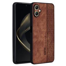 AZNS - AZNS Samsung Galaxy A06 Fodral KonstL&auml;der - Brun