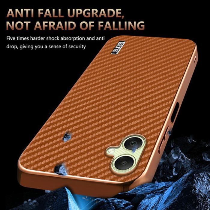 AZNS - AZNS Samsung Galaxy A06 Fodral Electroplating PU + TPU - Svart