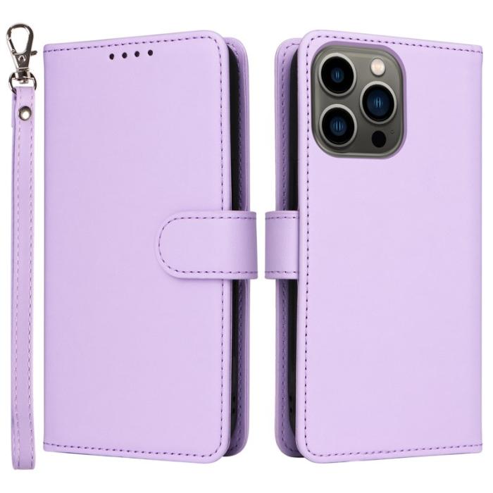 BETOPNICE - BETOPNICE iPhone 13 Pro Plånboksfodral Detachable Konstläder - Lila