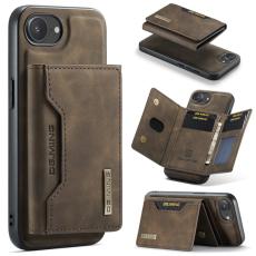 DG.MING - DG.MING M2 Series Mobilskal till iPhone 16e PU + PC + TPU - Brun