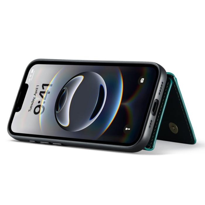 DG.MING - DG.MING M2 Series Mobilskal till iPhone 16e PU + PC + TPU - Grön