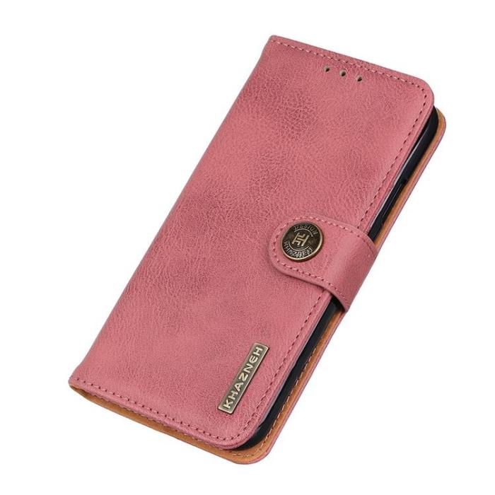 KHAZNEH - KHAZNEH OnePlus 10 Pro 5G Plånboksfodral Magnetic Flip - Rosa