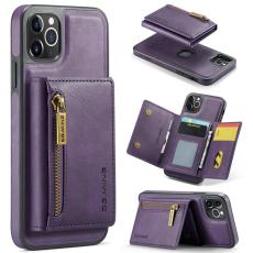 DG.MING - DG.MING M5 Series iPhone 11 Pro Max Pl&aring;nboksfodral Konstl&auml;der Lila