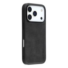 X-Level - X-LEVEL Bojue-3 Mobilskal till iPhone 17 Pro L&auml;derbelagd Svart