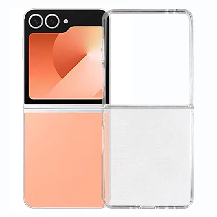 Galaxy Z Flip7 Mobilskal Slim Hard Shockproof - Transparent | 2353 | AlltMobil