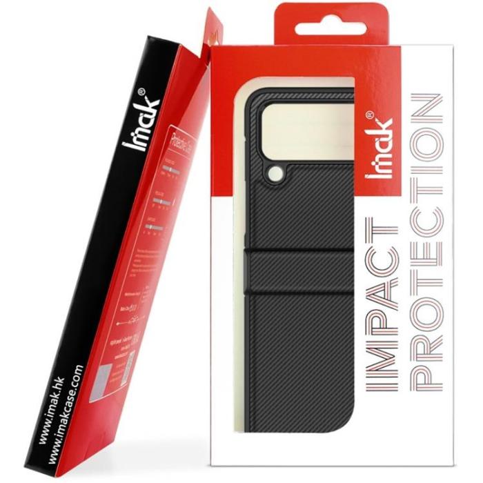 Imak - IMAK Galaxy Z Fold 4 Skal Ruiyi Carbon Fiber - Svart
